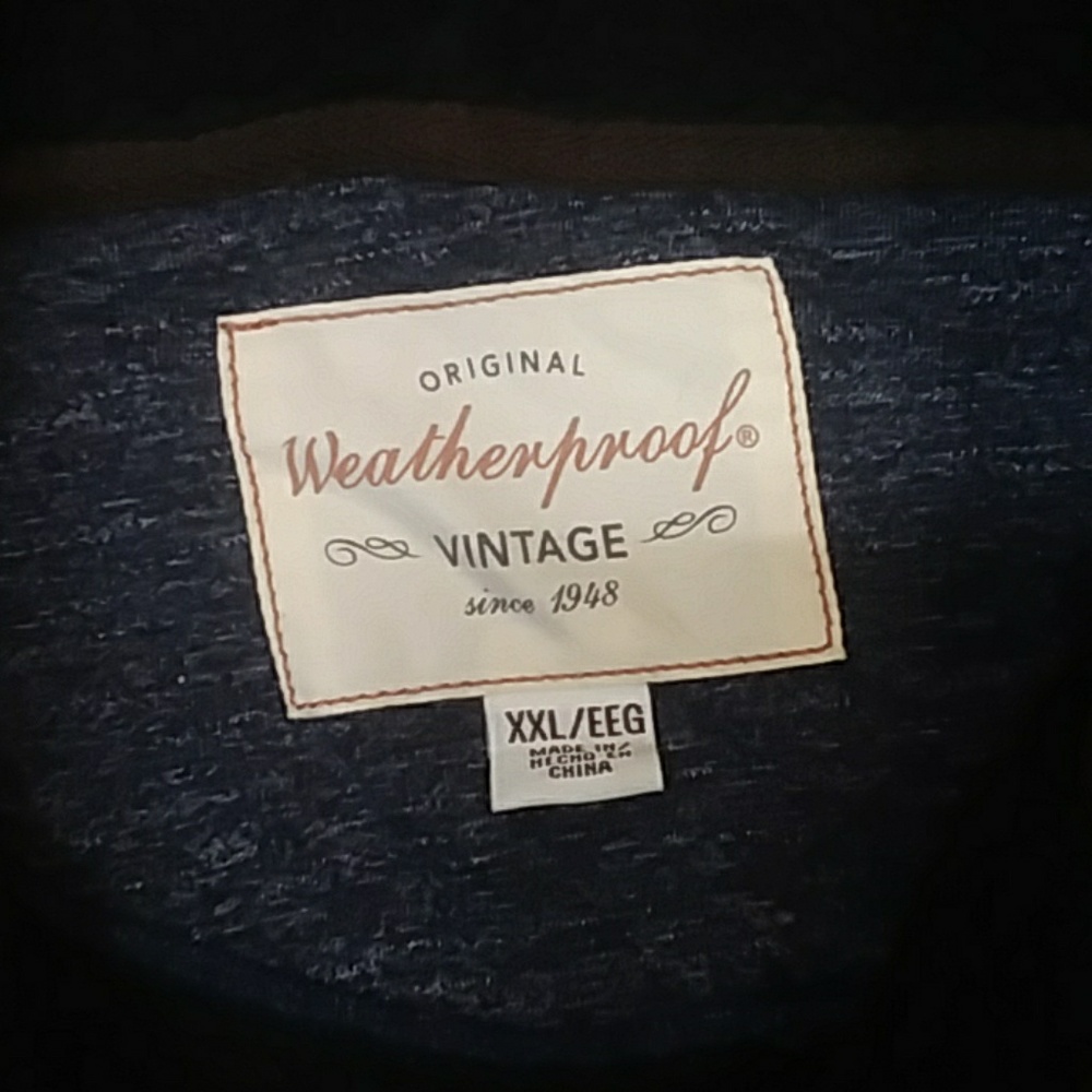 Weatherproof Men's Sherpa Lined Hoodie - Picture 2 of 4